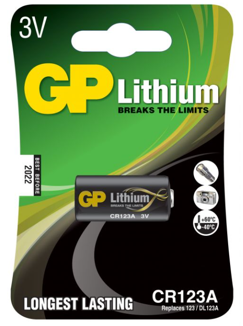 PARISTO CR123A LITHIUM - Paristot - 79310090 - 1