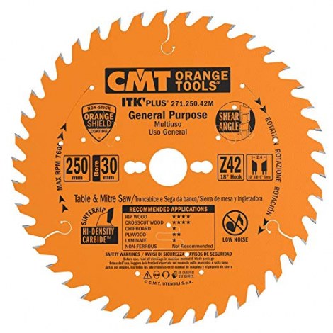 PYÖRÖSAHANTERÄ 250x40Tx30 MM CMT - Pyörösahanterät puu - 63510140 - 1