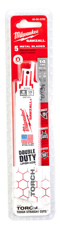 PUUKKOSAHANT MET 5KPL 150/14TPI TORC MIL - Puukkosahanterät metalli - 63848005782 - 1