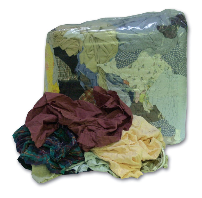 TRIKOO KONEPYYHE KIRJAVA 10KG/SÄKKI - Puhdistuspyhkeet - 67510052 - 1