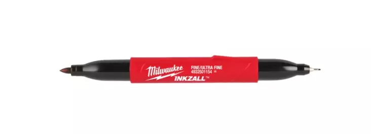 MILWAUKEE 2-PÄINEN TUSSI MUSTA OHUT - Tussit - 613401001232 - 1
