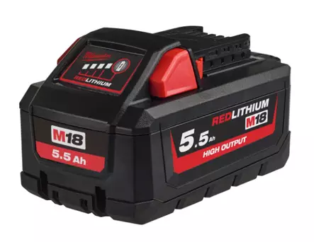 MILWAUKEE M18HB5 AKKU 5,5AH - M18 18V Akut ja laturit - 800M18HB5 - 1