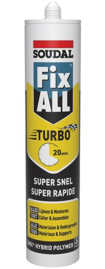 SOUDAL FIX ALL TURBO 310ML VALK - Liimatiivisteet - 842103885 - 1