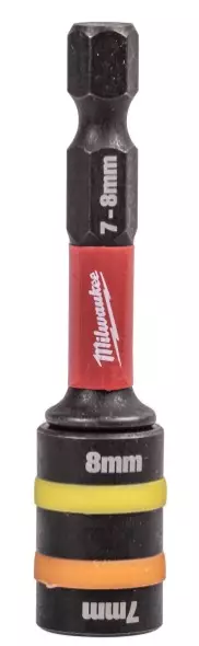 MAGN HYLSY 7-8 MM MILW SHOCKWAVE KÄÄNTÖ - Magneettihylsyt - 629493234655 - 1