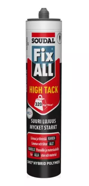 SOUDAL FIX ALL HIGH TACK 310ML VALK - Liimatiivisteet - 842103888 - 1