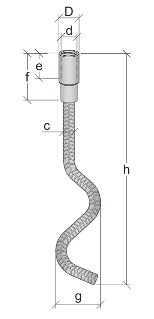 KÄYRÄANKKURI RD12 PITKÄ - Nostosakkelit - 7751021508 - 1