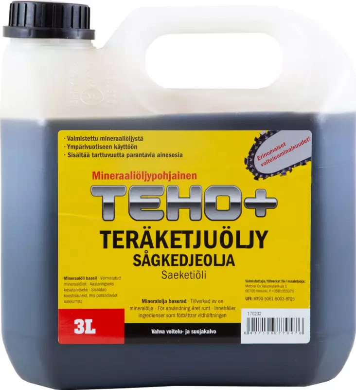 TERÄKETJUÖLJY 3L - Öljyt - 87010019 - 1