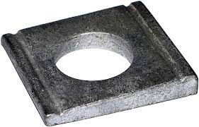 ALUSL.NELIK U-RAUDALLE KSINK - Neliöaluslevy Din 436 kuumasinkitty - 241244453P - 1