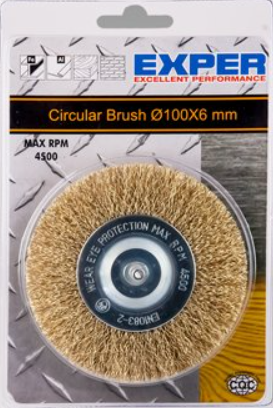 TERÄSHARJA 6MM KARA SUORA - Teräsharjat - 61110220P - 1