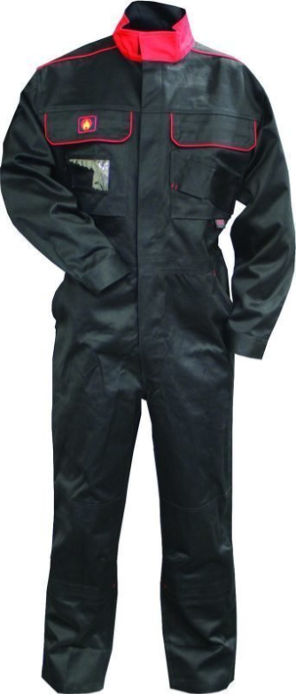 UMPIHAALARI 6533 AF MUSTA/PUNAINEN - Palosuojatut työvaatteet - 560653346P - 1