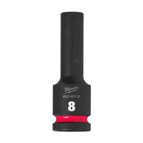 VOIMAHYLSY PITKÄ 1/2" MILW - Voimahylsyt 1/2 - 6167000158P - 1