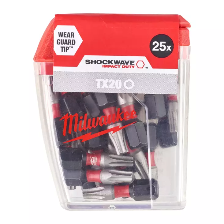 TORX BITS MILW SHOCKWAVE - Ruuvauskärjet torx - 629352553P - 1