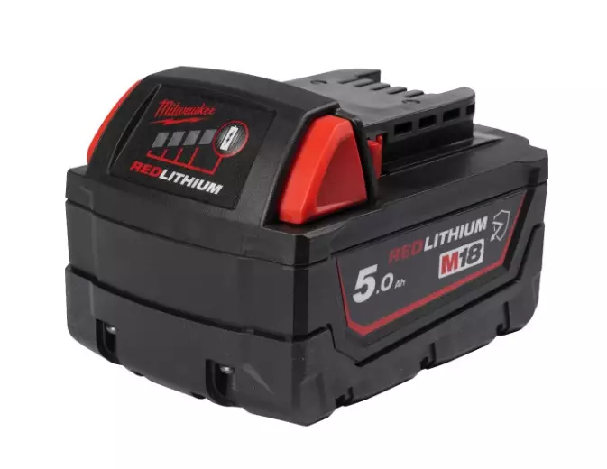 MILWAUKEE M18B5-CR AKKU 5,0AH KEMIKAALI - M18 18V Akut ja laturit - 800M18B5-CR - 1